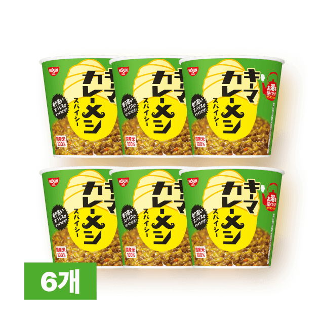 닛신 키마 카레메시 스파이시 105g 6개 대표이미지