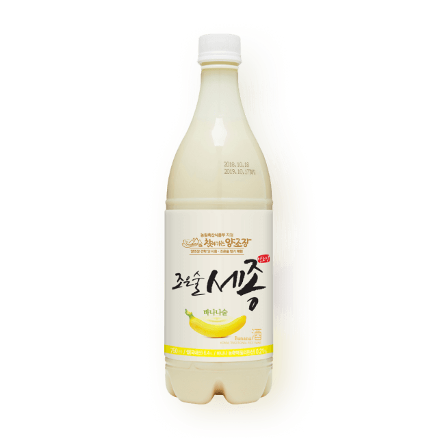 조은술세종 바나나 전통주 4도 750ml 대표이미지