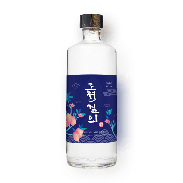 도원결의 25도 360ml (복숭아 소주) 대표이미지