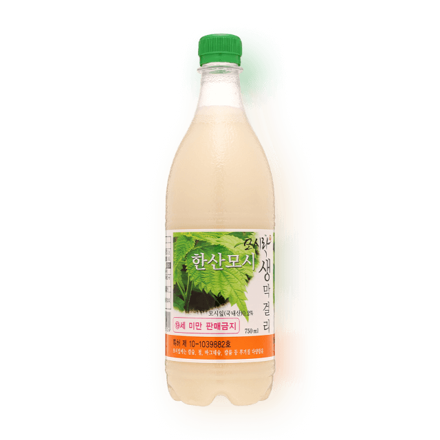 한산모시 생막걸리 5도 750ml (무화과 전통주) 대표이미지