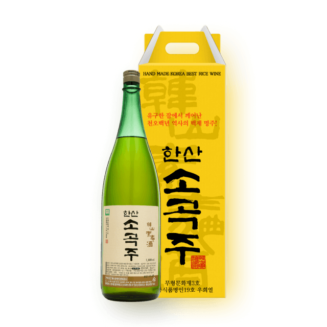 한산소곡주 18도 1,800ml (우희열 식품명인 차례주) 대표이미지
