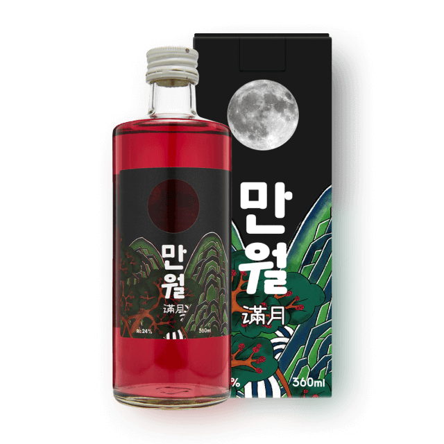 착한농부 만월 24도 360ml (복분자 증류주) 대표이미지