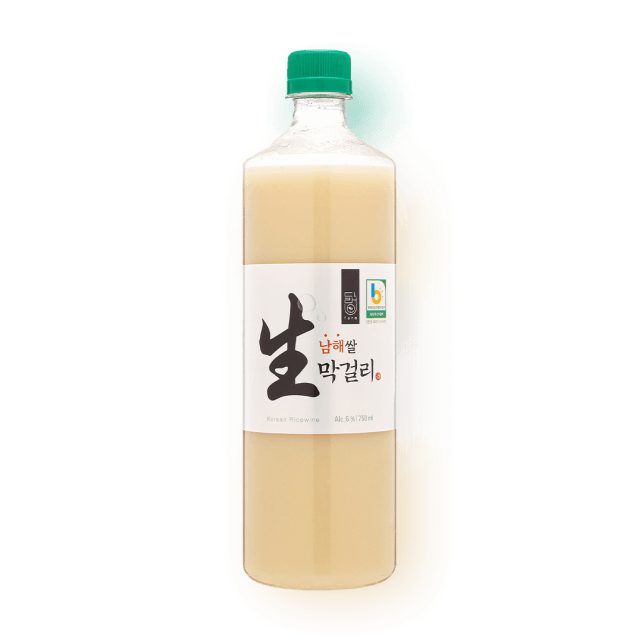 남해쌀 생막걸리 6도 750ml