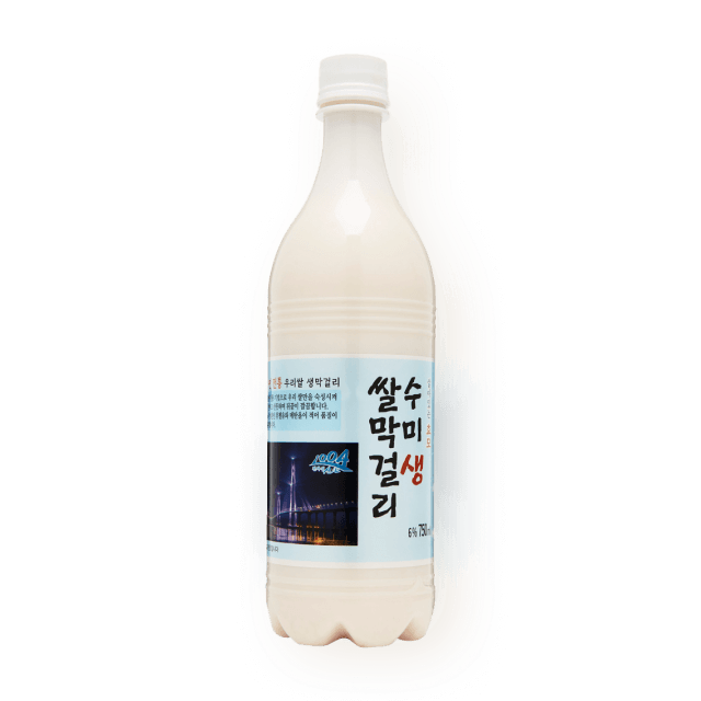 수미 생 쌀막걸리 6도 750ml 대표이미지