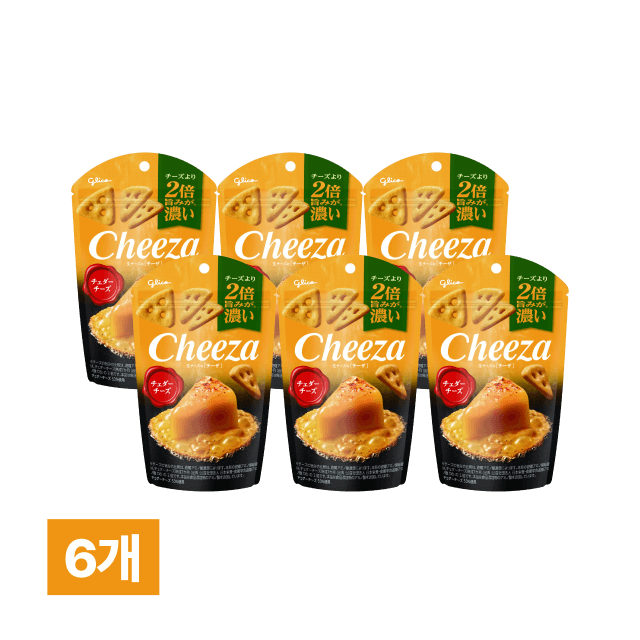 글리코 치자 생치즈과자 체다치즈맛 6개 (안주추천)