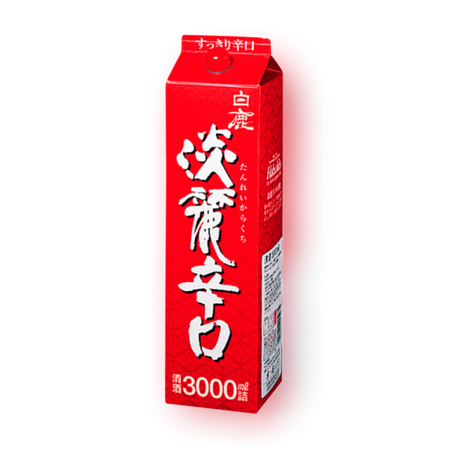 하쿠시카 탄레이 카라쿠치 팩 3,000ml (대용량 팩 사케)