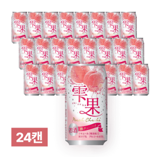 시즈카 피치 츄하이 350ml 24캔 (1박스)