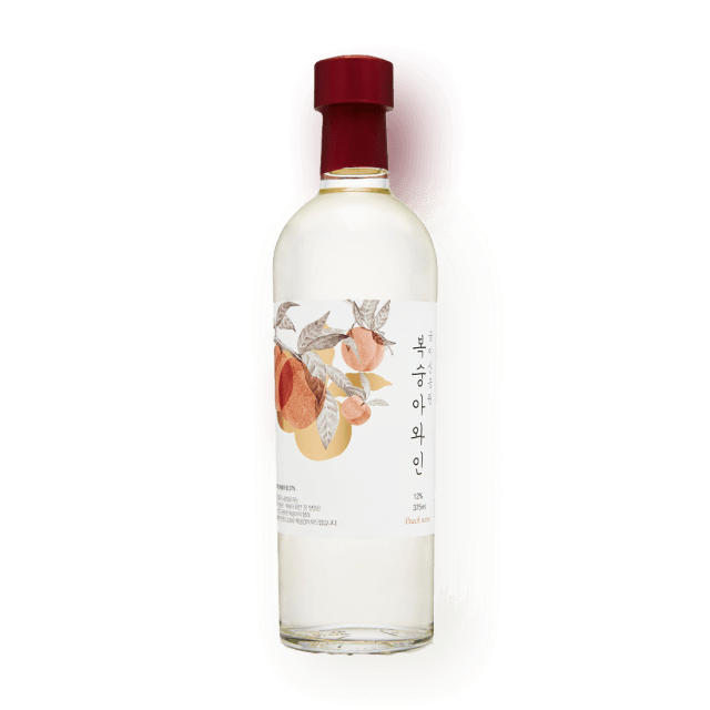 금이산 복숭아 와인 12도 375ml