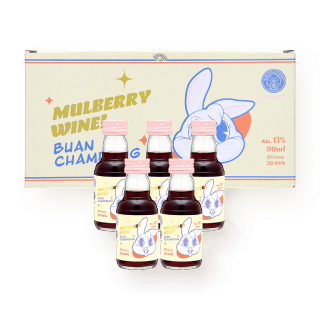 내변산 부안참뽕 와인 13도 90ml 5병 패키지