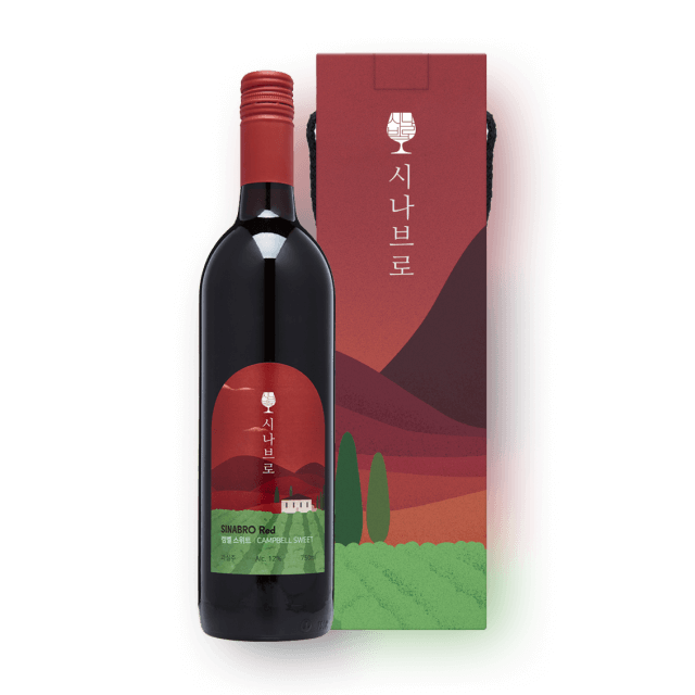 시나브로 레드 스위트 와인 12도 750ml 대표이미지