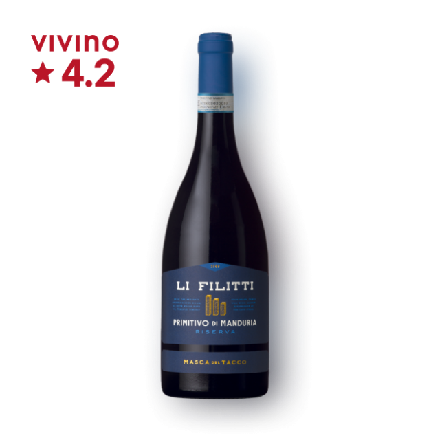 마스카 델 타코 리 필리띠 프리미티보 디 만두리아 리제르바