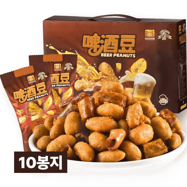 칭따오 맥주 땅콩 크리스피 칠리 25g 10봉