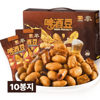 칭따오 맥주 땅콩 크리스피 칠리 25g 10봉