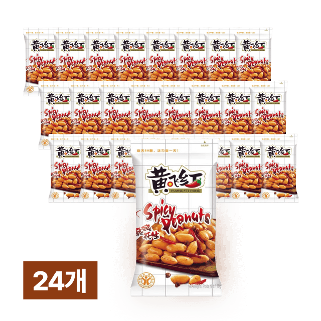 황페이홍 마라 땅콩 116g 24봉