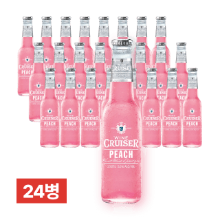 크루져 피치 275ml 24병 (1박스)