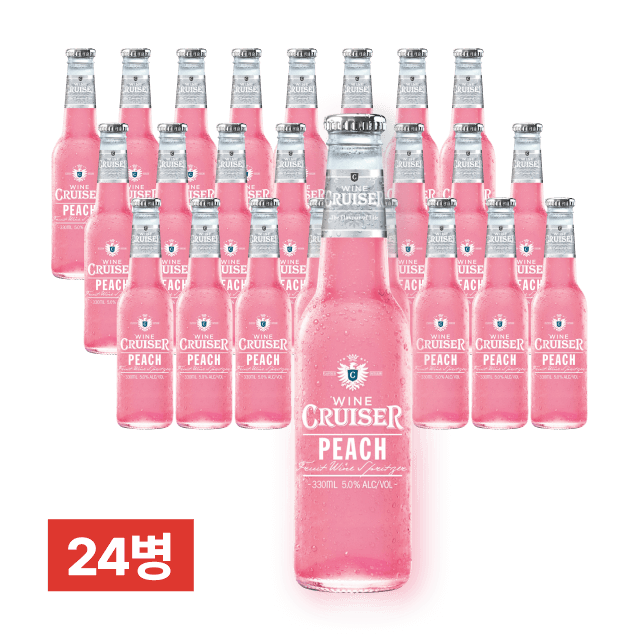 크루져 피치 275ml 24병 (1박스) 대표이미지