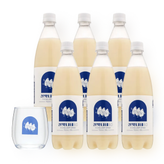 [추천] 살맛나네 8.0(삼양주 생막걸리) 6병 (살맛나네 전용잔 증정)