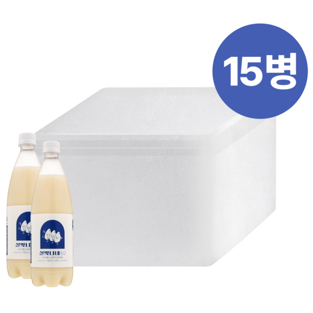 [추천] 살맛나네 8.0(삼양주 생막걸리) 15병 (캠핑 추천) 대표이미지