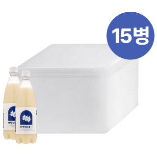 [추천] 살맛나네 8.0(삼양주 생막걸리) 15병 (캠핑 추천)