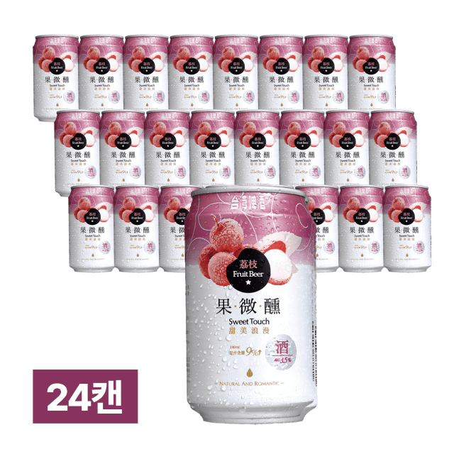 [세금포함] 대만 리치 맥주 (망고 맥주 시리즈) 330ml 24캔 (1박스)