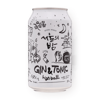 서울의밤 진토닉하이볼 7도 355ml