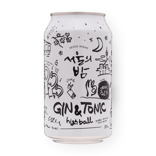 서울의밤 진토닉하이볼 7도 355ml 대표이미지