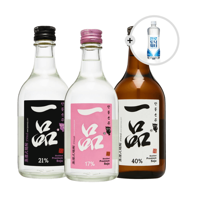 안동소주 일품세트(17도, 21도, 40도, 토닉워터 증정) 대표이미지
