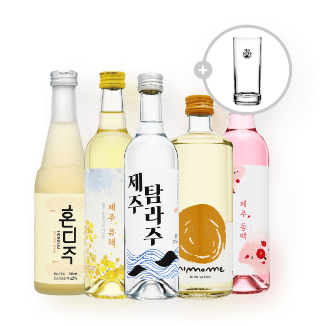 제주 세트 (잔 증정, 제주동백, 제주유채, 제주탐라주, 니모메, 혼디주) 대표이미지