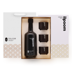 안동소주 일품 골드블랙 세트 40도 500ml 전용잔 3개 (오크숙성주)