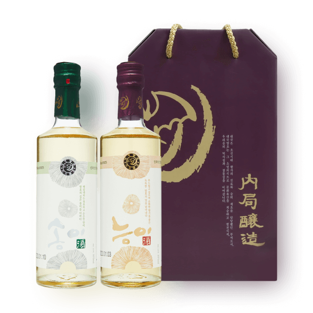 [5월 할인] 송이주 능이주 선물세트 13도 375ml x 2병 대표이미지