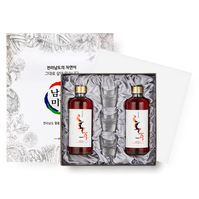 진도 홍주 40도 선물세트 375ml x 2병 대표이미지