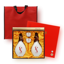 진도 홍주 루비콘 도자기세트 40도 500ml x 2병