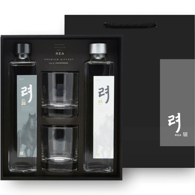 [5월 할인] 려 특3호세트 (려 25, 프리미엄 려 25) (고구마 증류주)