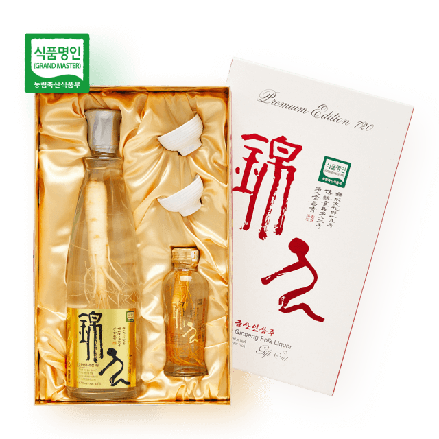 금산인삼주 프리미엄에디션 43도 720ml (김창수 명인) 대표이미지