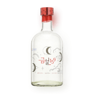 금산인삼주 금설 159 15.9도 375ml (금가루 데코, LED램프 증정)