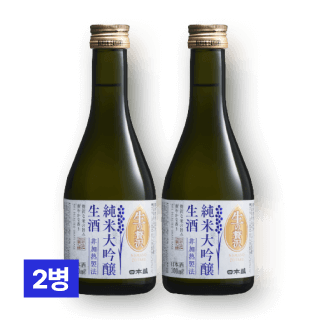 [연말할인] 준마이다이긴죠 나마자케 300ml 2병 세트