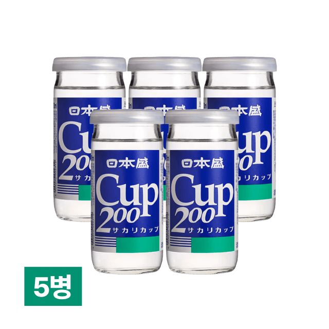 죠센사카리컵 200ml 5개 세트 대표이미지