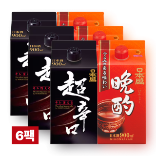 반샤쿠 900ml 3팩 & 초카라구치 900ml 3팩 세트 (총 6팩) 반샤쿠 900ml 3팩 & 초카라구치 900ml 3팩 세트 (총 6팩)