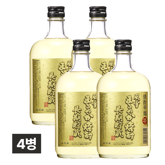 후세츠 장기숙성 소주 4병 세트