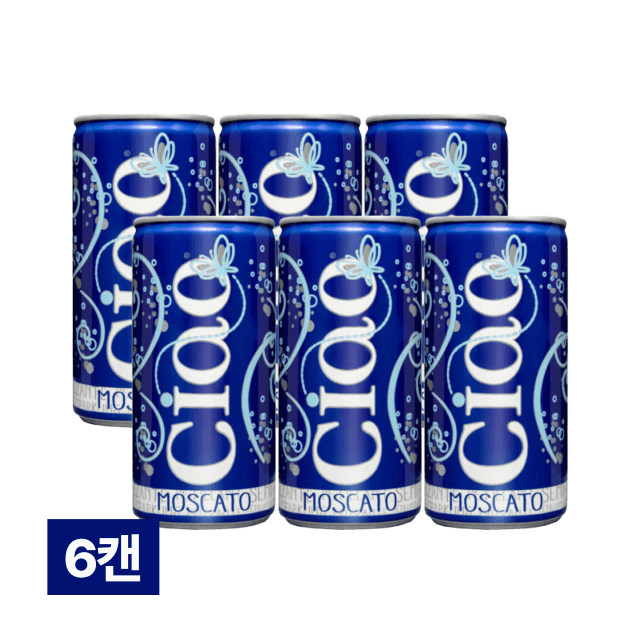 챠오 모스카토 캔와인 200ml 6캔