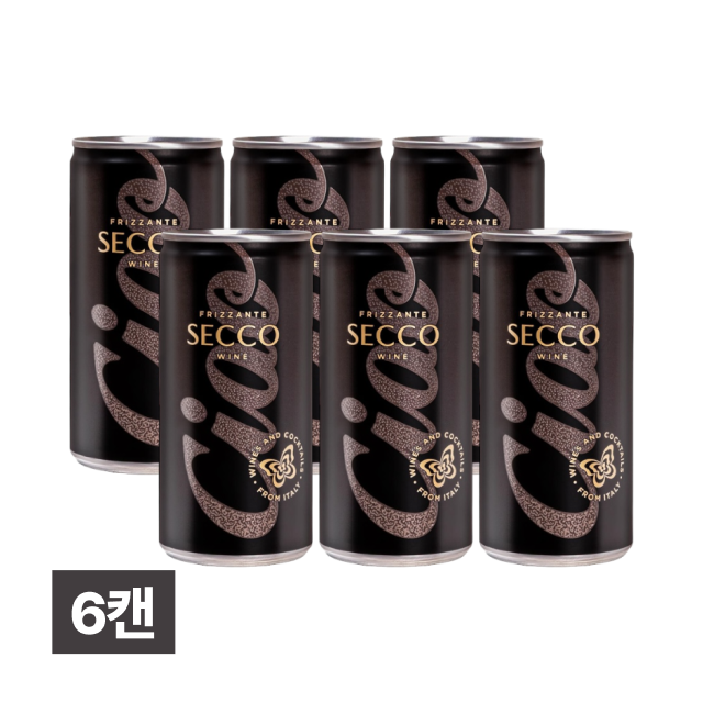 [특별할인] 챠오 세코 비안코 캔와인 200ml 6캔 대표이미지
