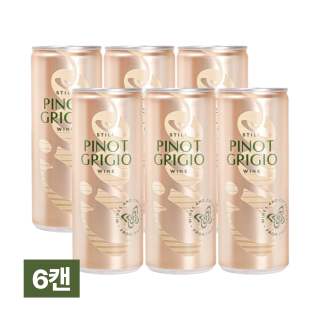 [특별할인] 챠오 피노 그리지오 캔와인 250ml 6캔