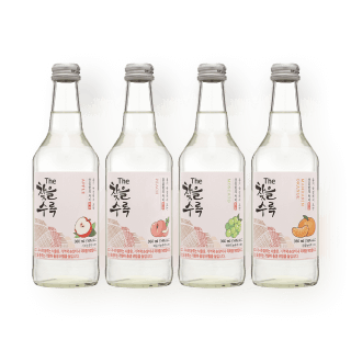 찾을수록 소주 4종 세트(감귤,사과,청포도,복숭아 각 1병) 360ml