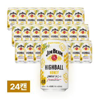 [세금포함] (한국엔 없는) 짐빔 하이볼 허니 350ml 24캔 (1박스)