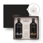 40240 독도소주 독도 샷 글라스 선물 세트 (27도 500ml, 37도 500ml)