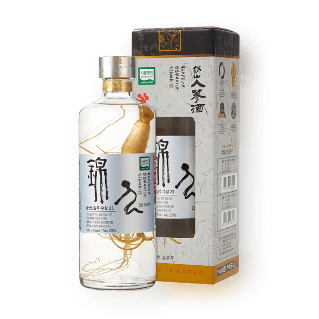 금산인삼주 수삼 23도 375ml (김창수 명인) 대표이미지