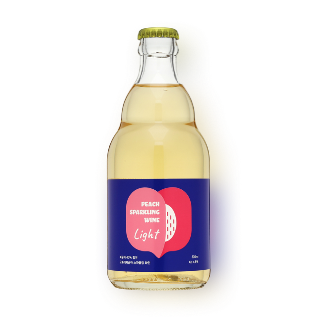 오롯이 복숭아 스파클링 와인 라이트 4.5도 330ml