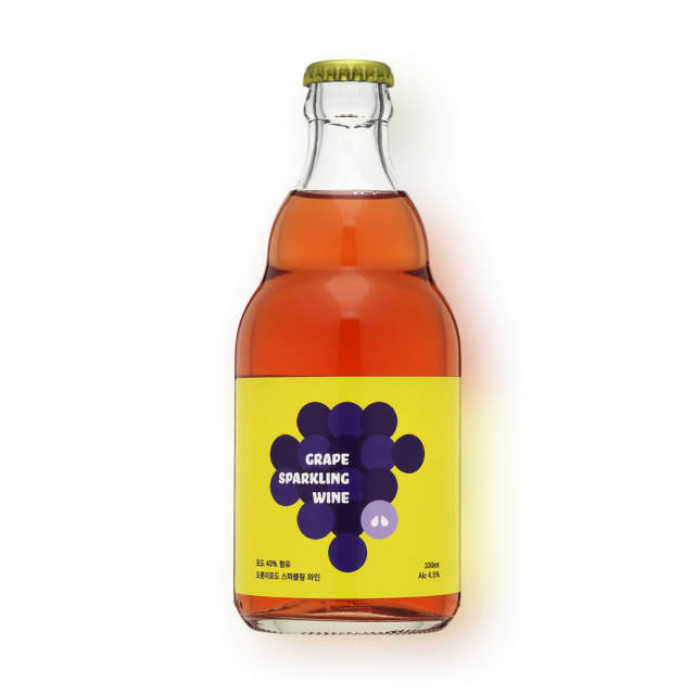 오롯이 포도 스파클링 와인 라이트 4.5도 330ml