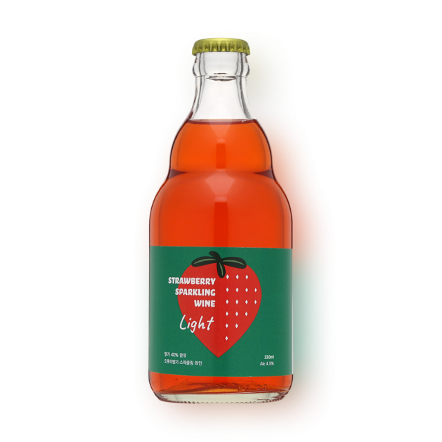 오롯이 딸기 스파클링 와인 라이트 4.5도 330ml