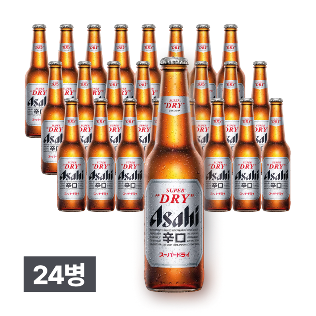 아사히 슈퍼드라이 330ml 24병 (1박스) 대표이미지